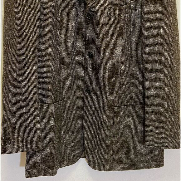 VESTIMENTA Barneys - 3 Button Wool Tweed Sport Coat Jacket - IT-EU 50 R/US 40 R - Picture 9 of 10